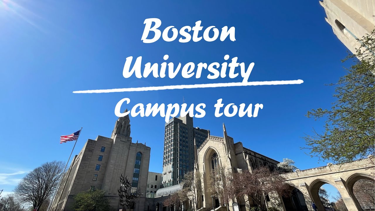 ENG) BU 캠퍼스투어 (Boston University Campus Tour) 🇺🇸 보스턴대학교 , 미국대학교 캠퍼스투어. 미국 일상. 보스턴 산책.