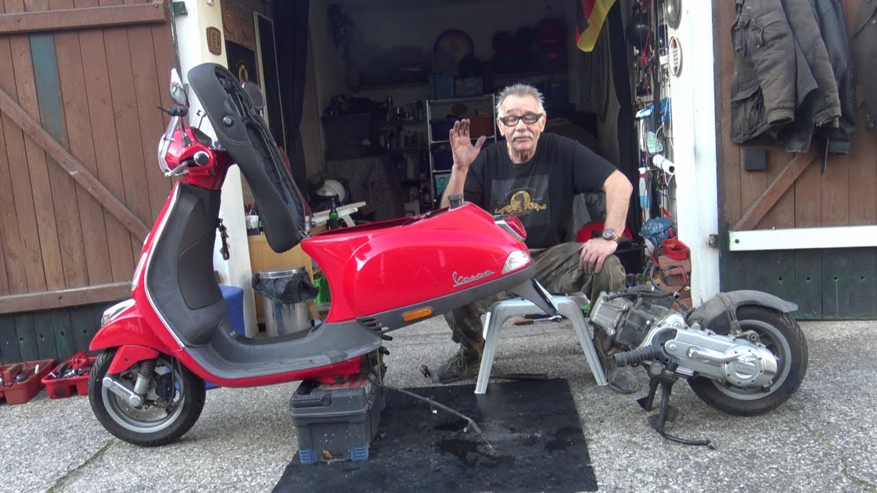 Roller-Rolf Katastrophe Motor aus Bauen - Vespa LX 50 - 4 T