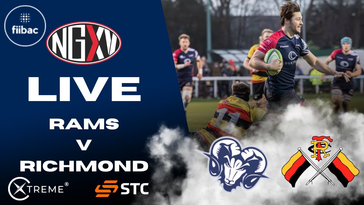 LIVE RUGBY: RAMS RUGBY vs RICHMOND RFC | NATIONAL LEAGUE 1 RUGBY