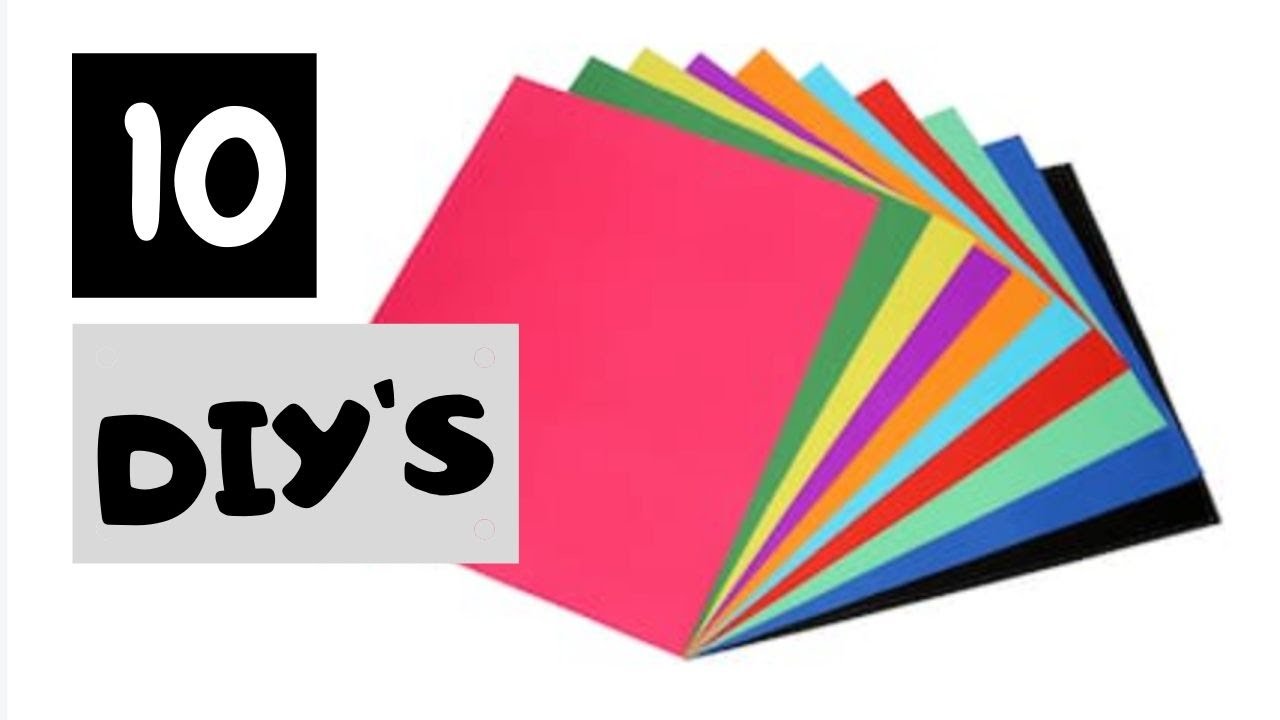10x HELE LEUKE EN GEMAKKELIJKE DINGEN OM TE VOUWEN VAN PAPIER! - Leuke knutselideeën