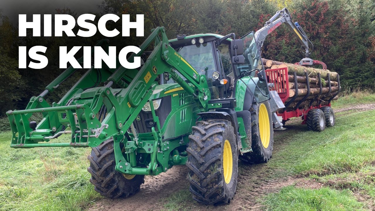 Vorstellung Rückewagen und John Deere 6120 und eine neue Edelholz-Mission