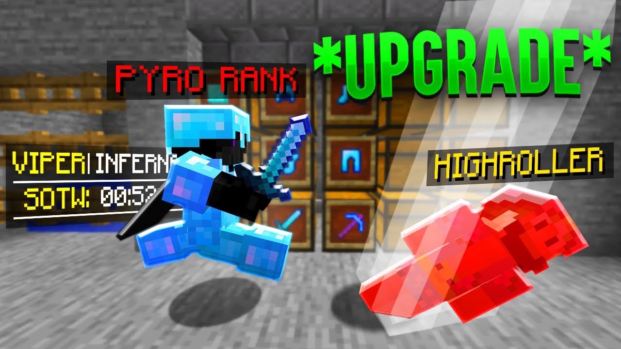Minecraft HCF, But I Steal Player's Ranks... *SOTW*