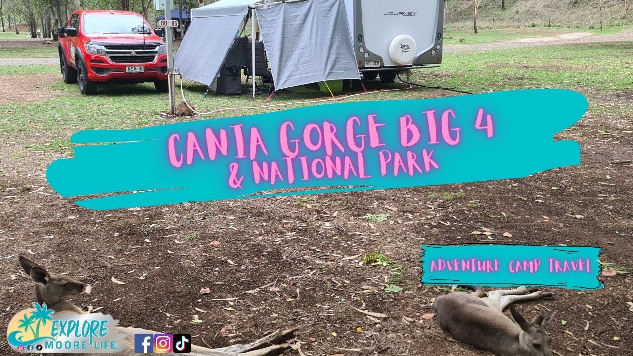 Cania Gorge National Park & Big 4 Holiday Park - Where the Kangaroos are very friendly!!