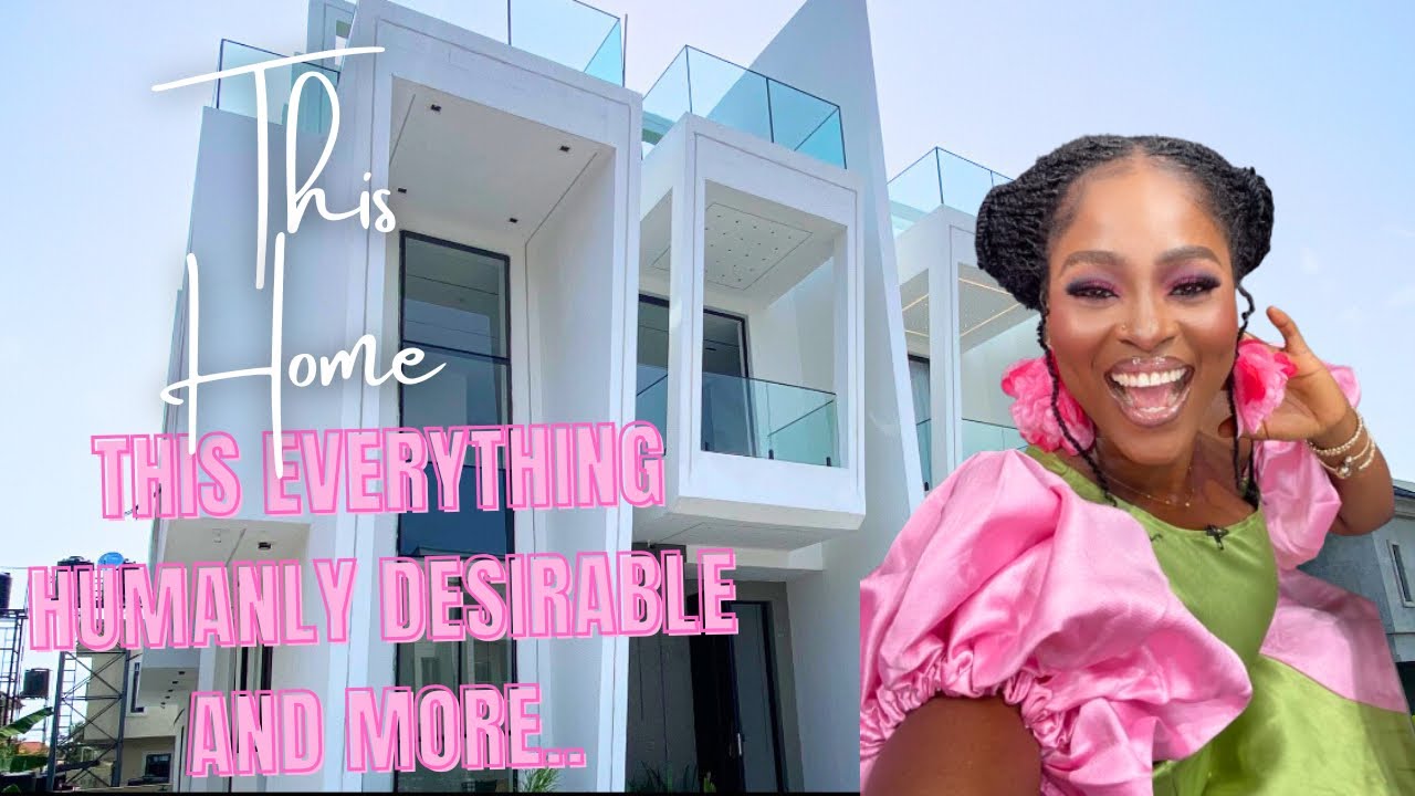“This Lekki Mansion Has It ALL – 3 Living Rooms, Garden, Terrace & Pool!