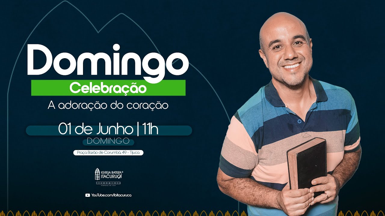 CELEBRAÇÃO 11H | Pr. André Aguiar | A adoração do coração   -  01/06/2025