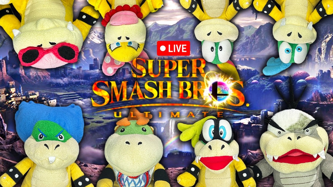THE KOOPALINGS PLAY SMASH BROS ULTIMATE WORLD OF LIGHT! - SUPER MARIO RICHIE LIVE