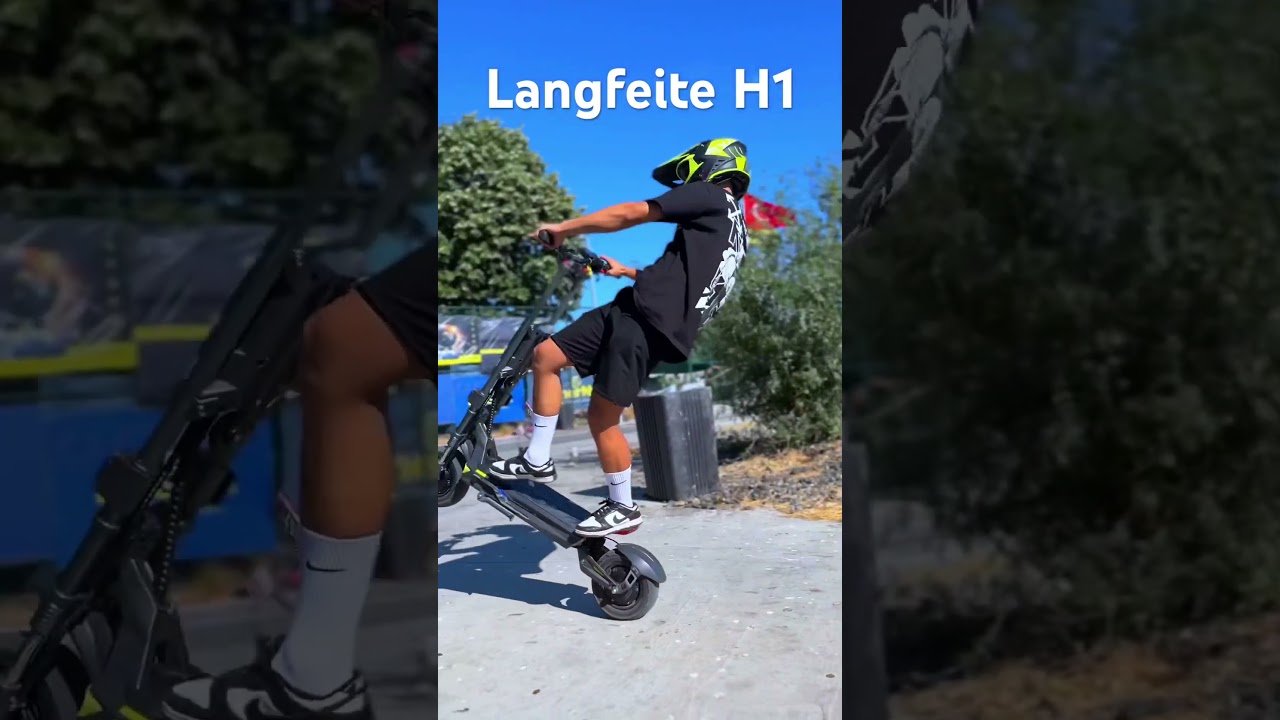 Bug&uuml;n Nebi ile karşılaştık 🤸&zwj;♀️#scooter #langfeite #cioway #işbirliği