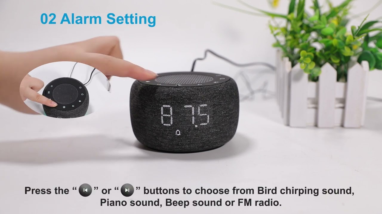 The Instructional Video of the Radio Alarm Clock - BUFFBEE