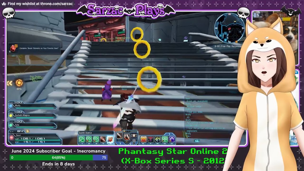 Sarzac Plays: Stream #596 - Phantasy Star Online 2 and EverQuest