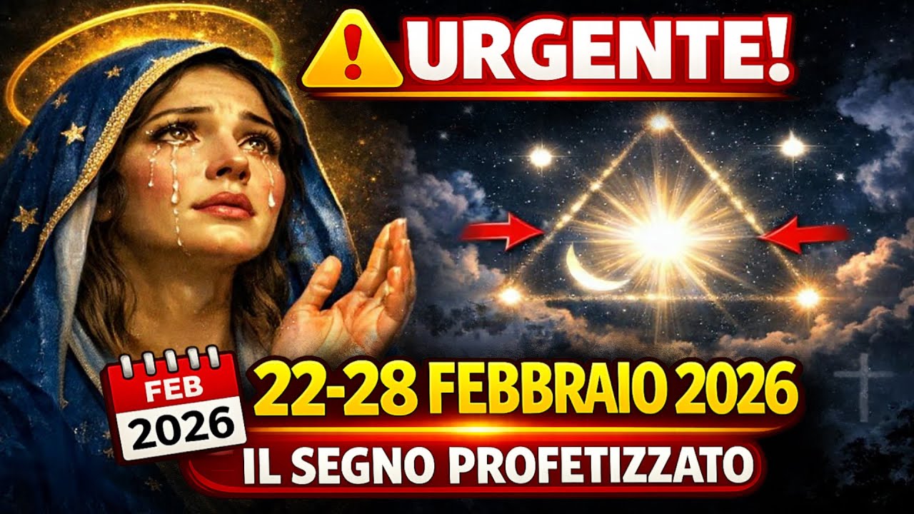Messaggio SEGRETO della Madonna su Febbraio 2026 &egrave; stato OCCULTATO &ndash; Scopri cosa apparir&agrave; nel cielo