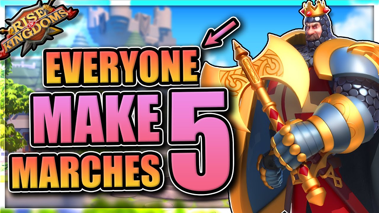 Стартовый Murder-Ball в Rise of Kingdoms [5 маршей в открытом поле]