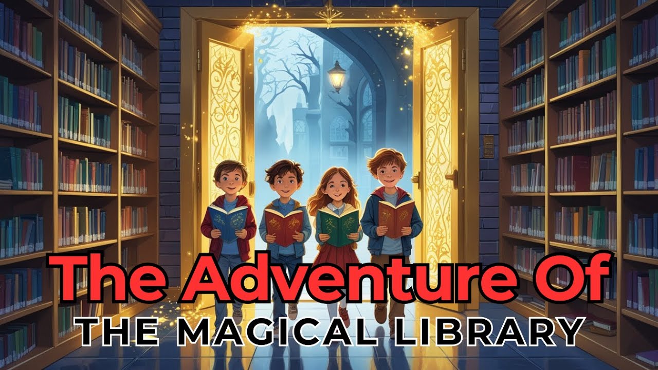 The adventure of Magical Library | English Story | Short Story for Kids | Kids Story in English