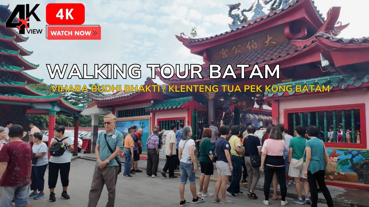 MENGUNJUNGI KLENTENG TERTUA DIBATAM & PALING BANYAK DI KUNJUNGI WISATAWAN , KLENTENG TUA PEK KONG !