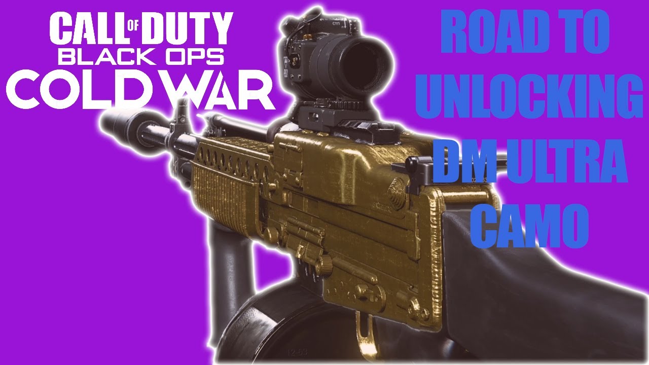 Unlocking Gold camo for the Stoner 63 LMG