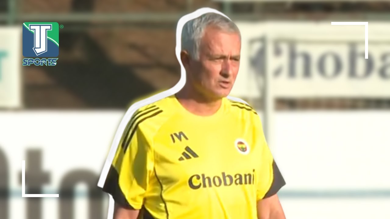 José Mourinho LEADS Fenerbahçe's training session AHEAD of the Benfica MATCH