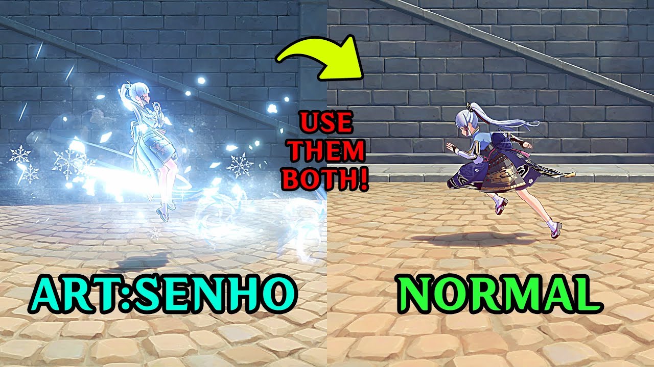 Ayaka double sprint - Genshin Impact