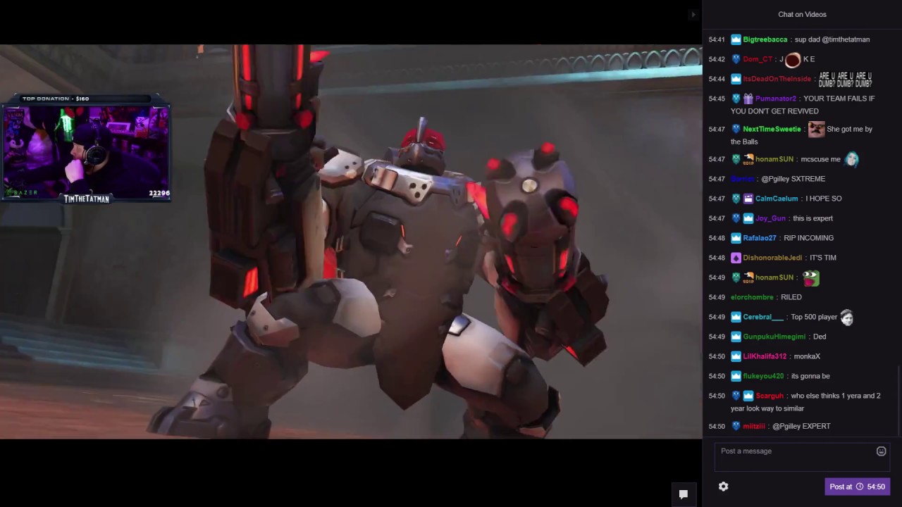 Timthetatman Tries Out New Retribution Game Mode In Overwatch