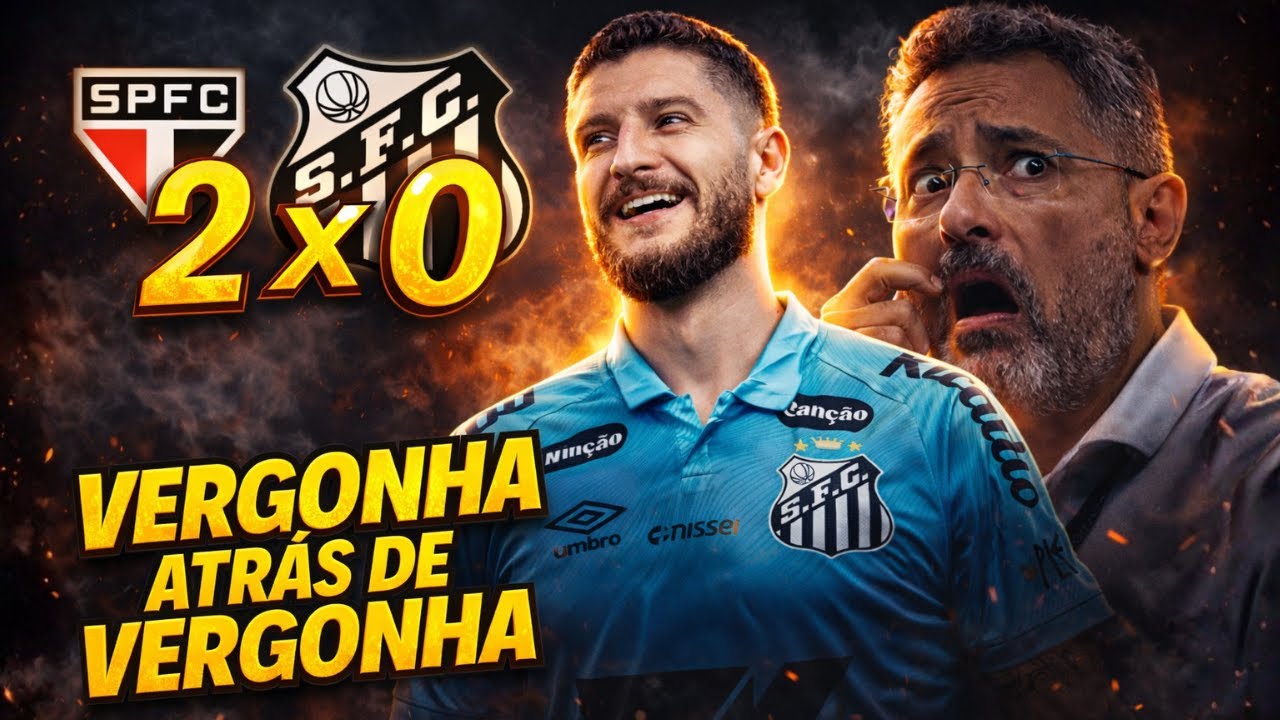 SAO PAULO 2 X 0 SANTOS - PÓS JOGO