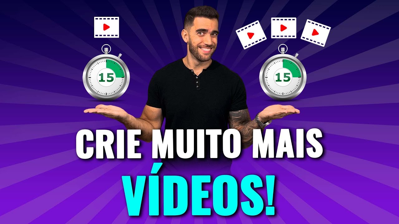 Crie mais vídeos muito mais rápido e bombe seu canal no Youtube! Super dica!