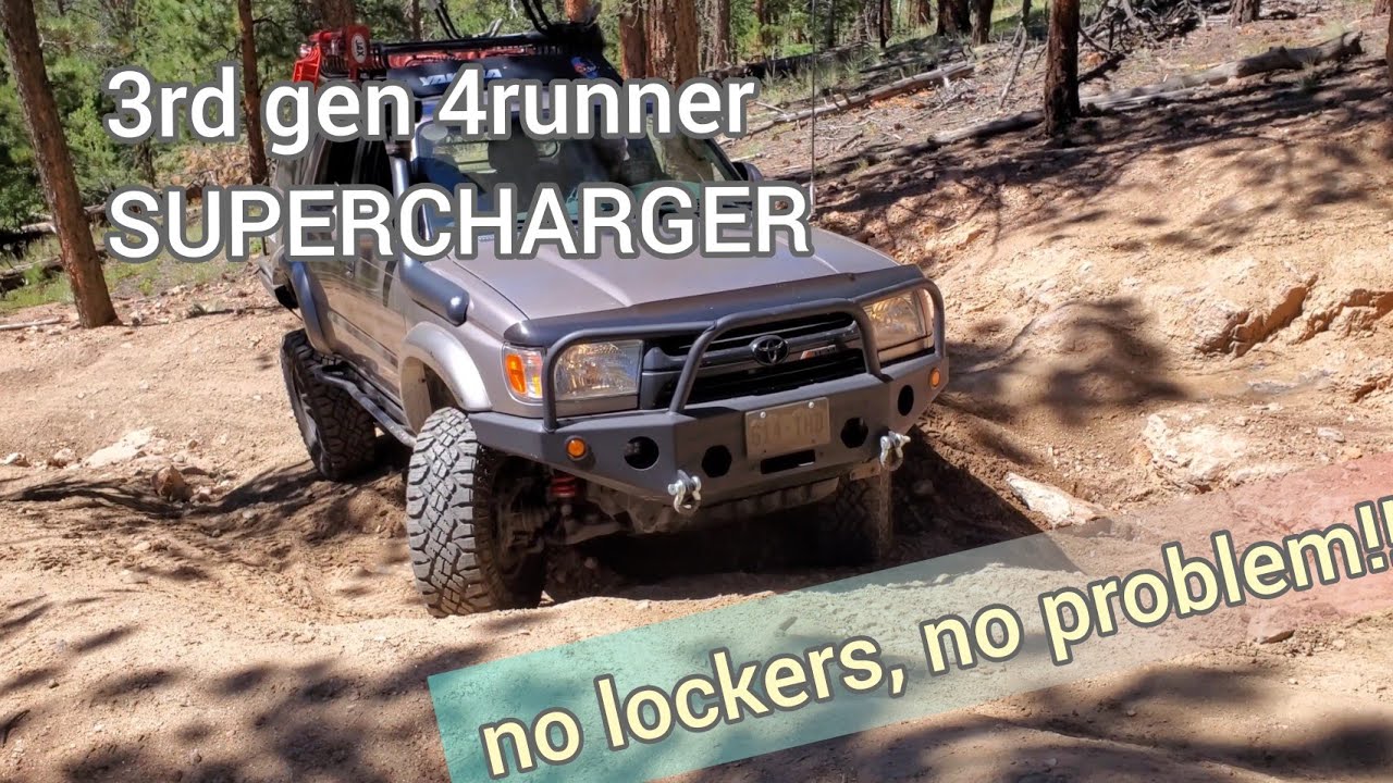 3rd gen 4runner supercharger - offroad at Slaughterhouse