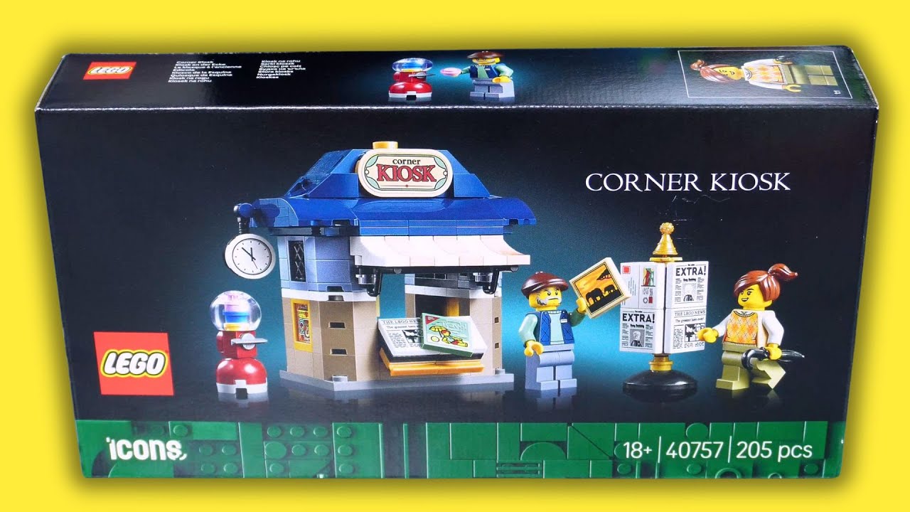 KIOSK NA ROGU 📰 LEGO ICONS 40757 / RECENZJA