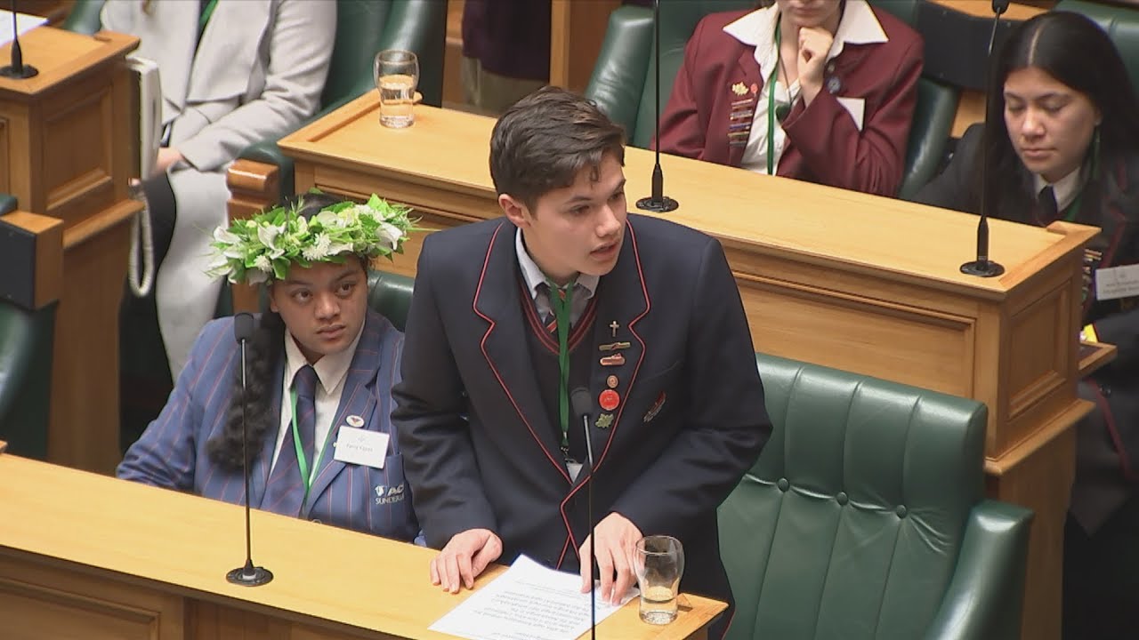 Julian Dennison’s brother pursues political dream at New Zealand Youth Parliament