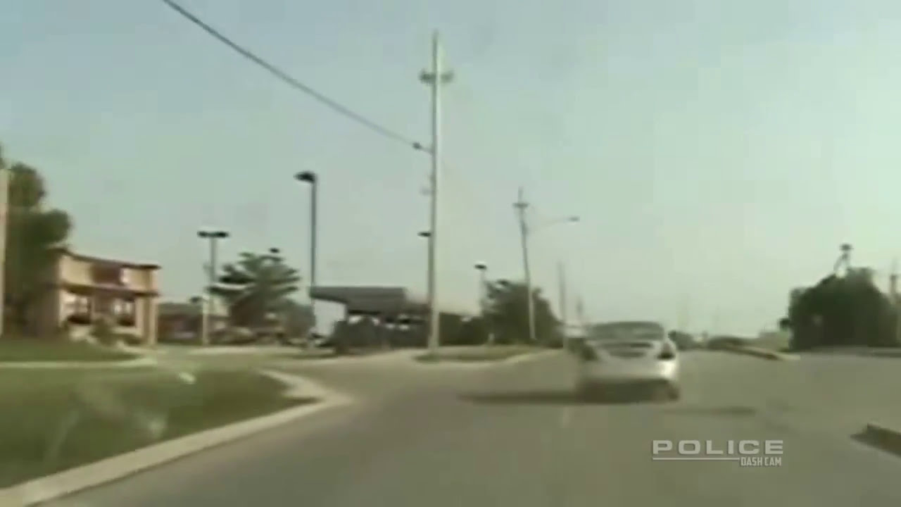 Police Chase Ends With Aggressive Driver Arrested.