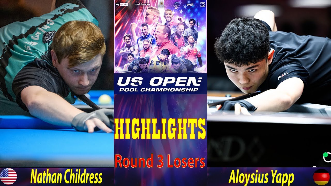 HIGHLIGHTS | Felix Vogel vs Nathan Childress | 2025 US OPEN POOL CHAMPIONSHIP