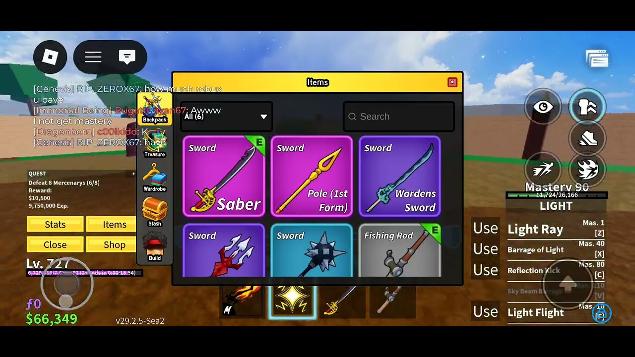 Blox fruits (its a short one today)