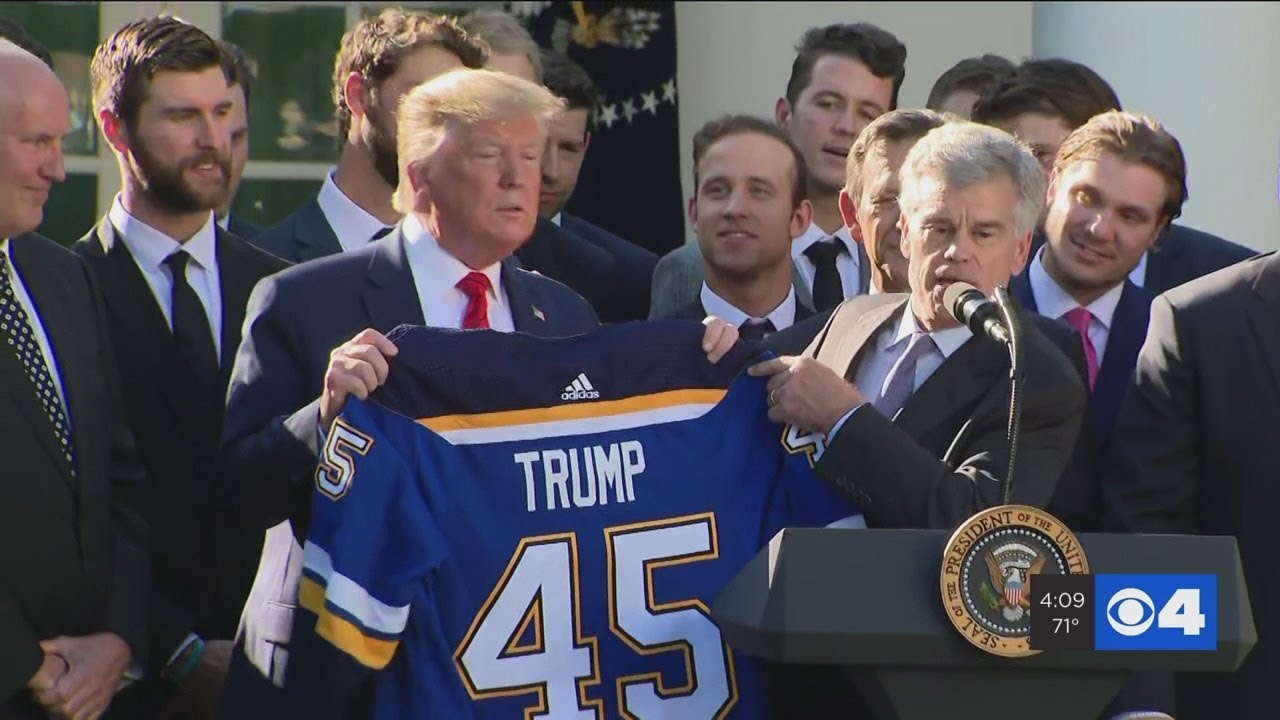 Blues visit the White House