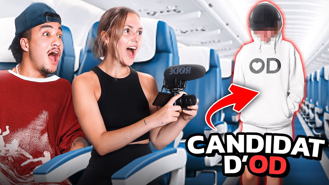 On a crois&eacute; les NOUVEAUX CANDIDATS d'OD dans l'avion!!