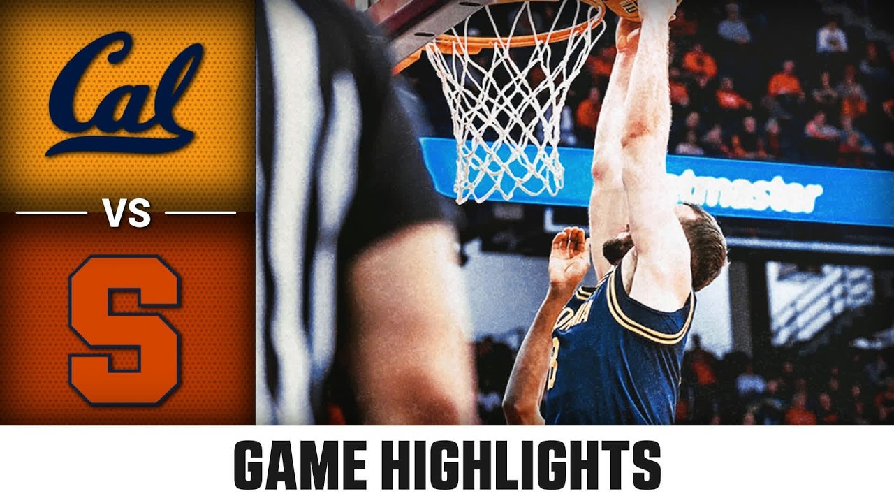 Cal vs. Syracuse Game Highlights | 2025-26 ACC Men's Basketball