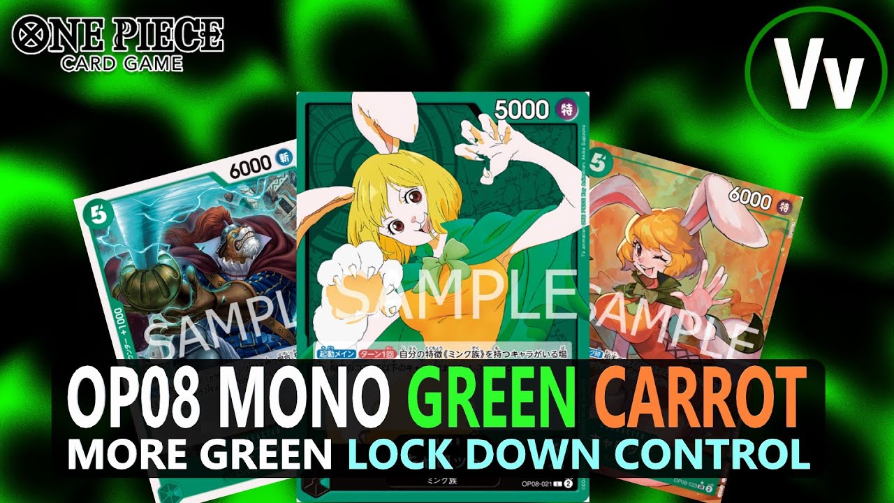 One Piece TCG: Comprehensive Deep Dive into Carrot, Another Lock Down Control Deck for Green (OP08)