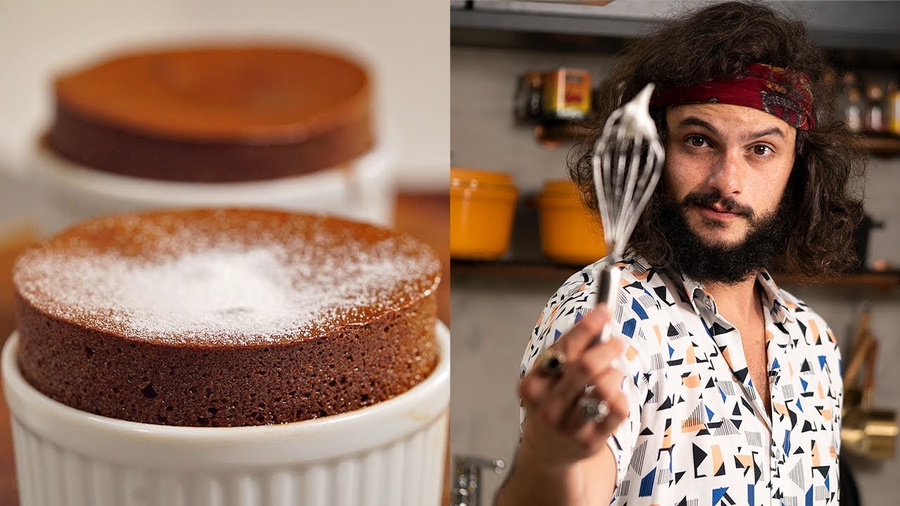 SUFLÊ DE CHOCOLATE | 3 Tipos de Doces Franceses | Receitas da França