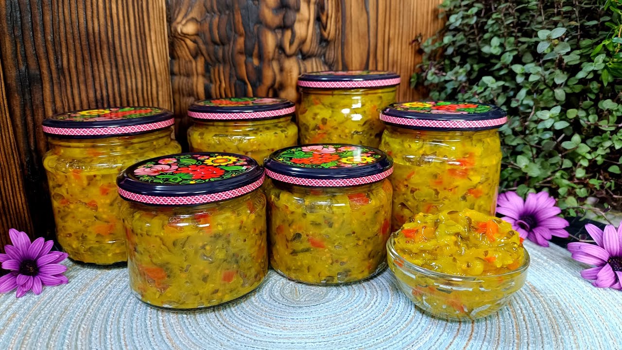 «Огірковий Реліш — улюблений соус до бургерів.  Закуска на зиму»