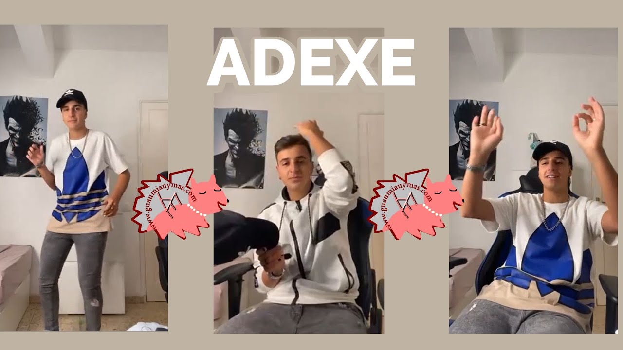ADEXE cantando y bailando desde su habitación