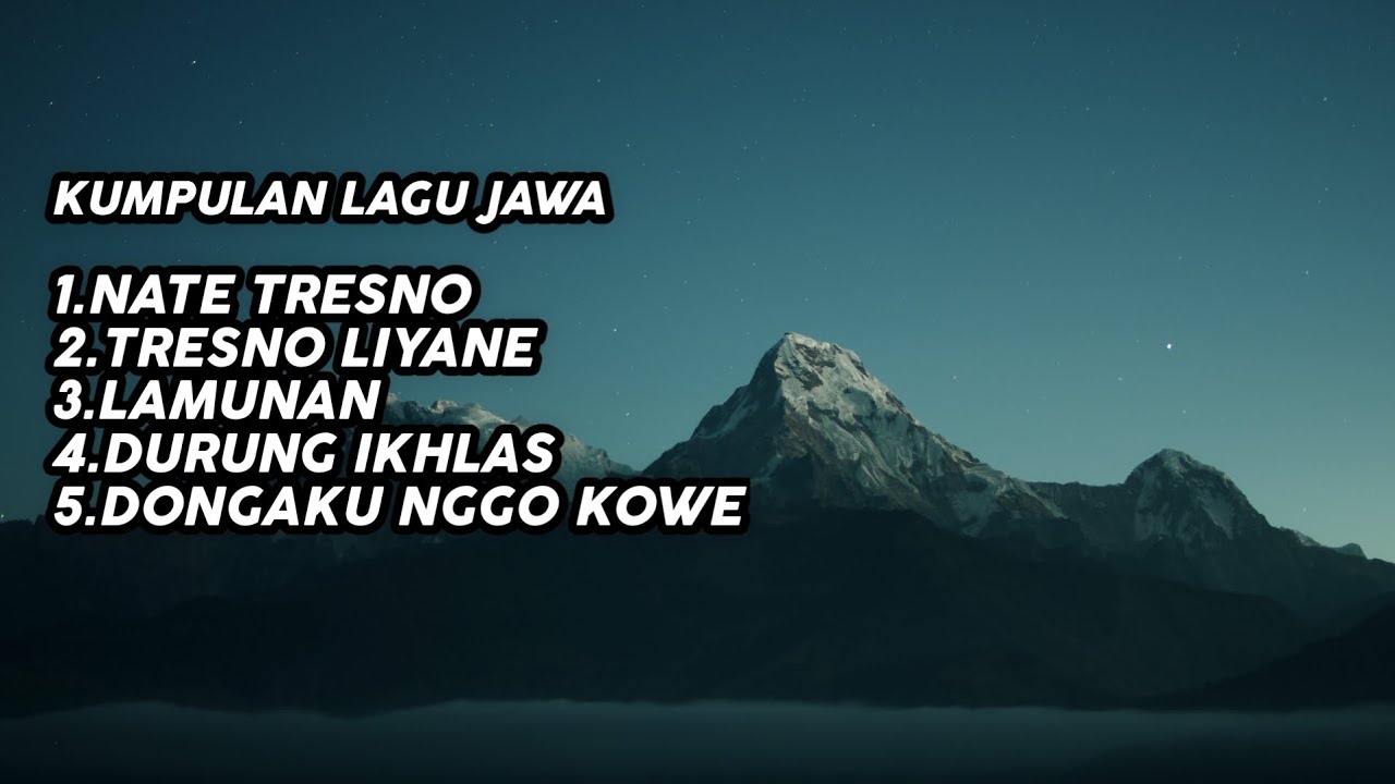 VIRAL LAGU JAWA TERBARU 2023 & 2024 NATE TRESNO TRESNO LIYANE LAMUNAN DAN LAIN LAINNYA