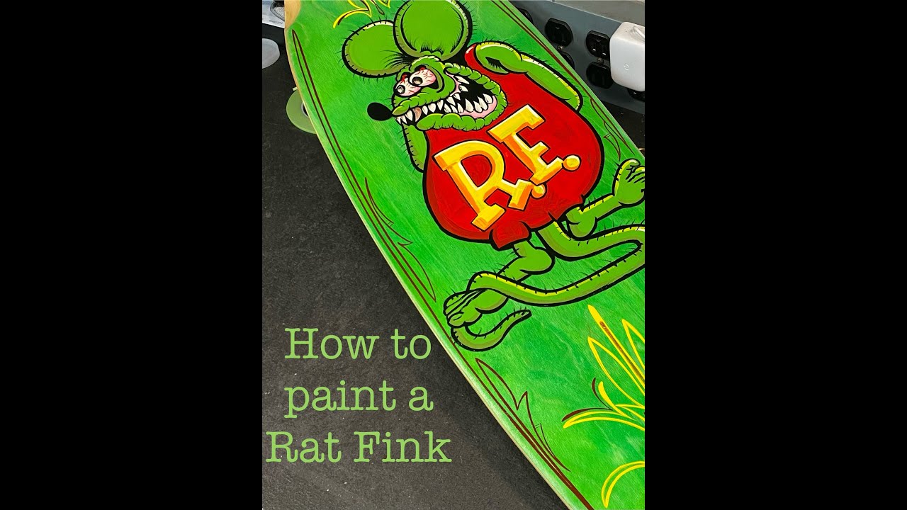 The best and most amazing how to paint a Rat Fink guide ever. Super extra fancy number one.