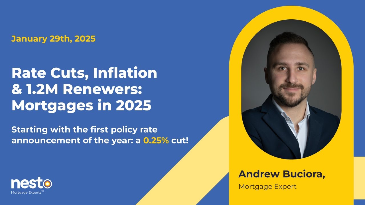 Rate Cuts, Inflation & 1.2M Renewers: Canadian Mortgages in 2025