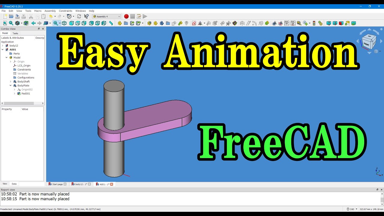 FreeCAD : easy animation
