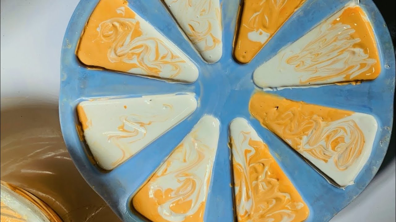 Reforming gymchalk |dual clr marble pie🥧💛🤍 | turorial , requested |Asmr| satisfying.