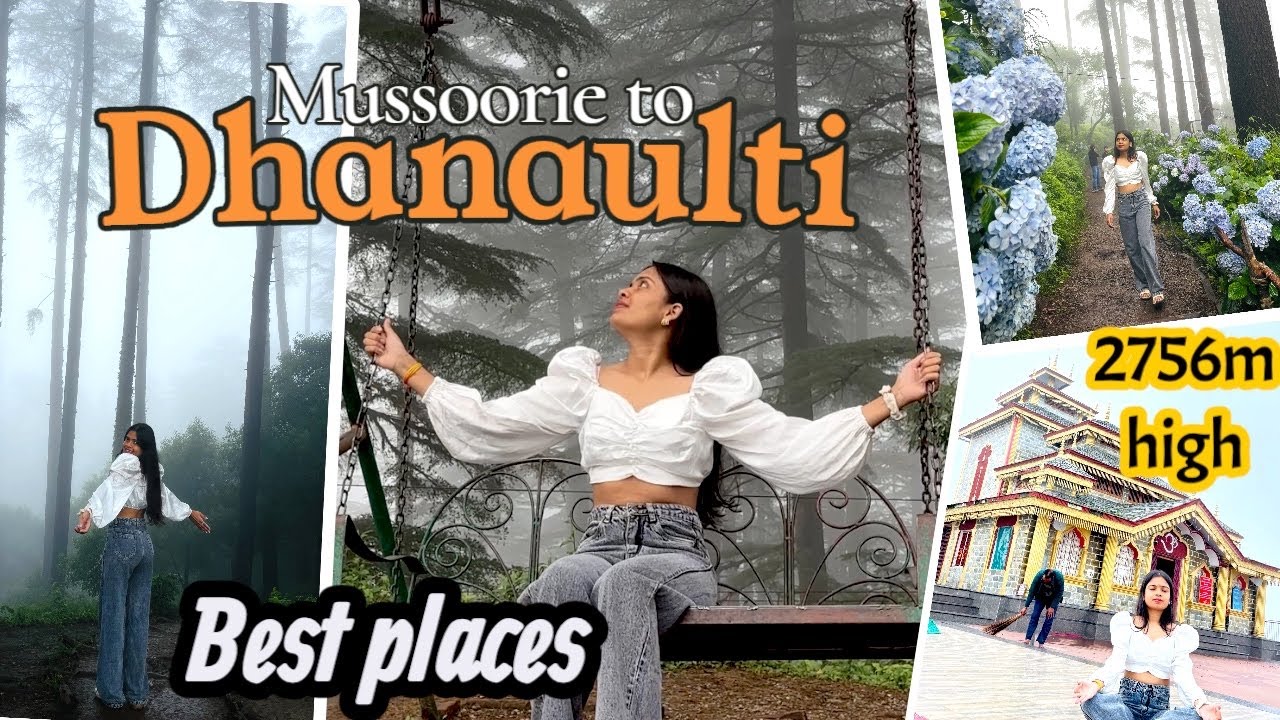 Mussoorie to Dhanaulti 🌲 - one day trip plan 🛵