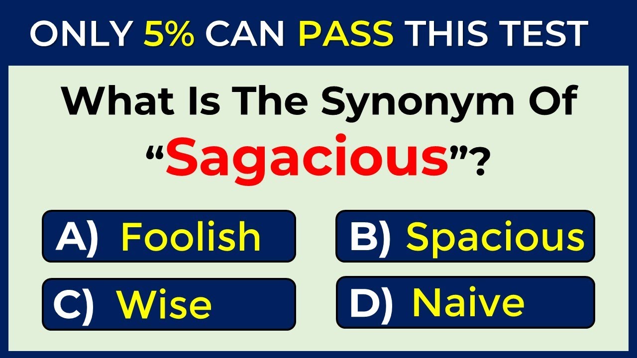 Synonyms Quiz: CAN YOU SCORE 10/10? #challenge 35