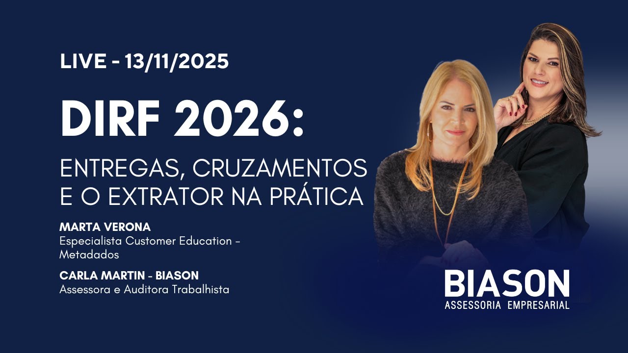 Live: DIRF chega ao fim — você está pronto para o novo formato em 2026?