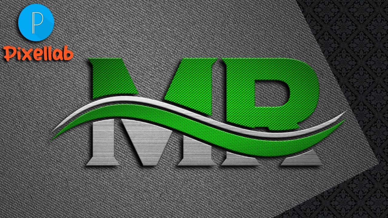 Professional MR letter logo design with Pixellab | Pixellab editing