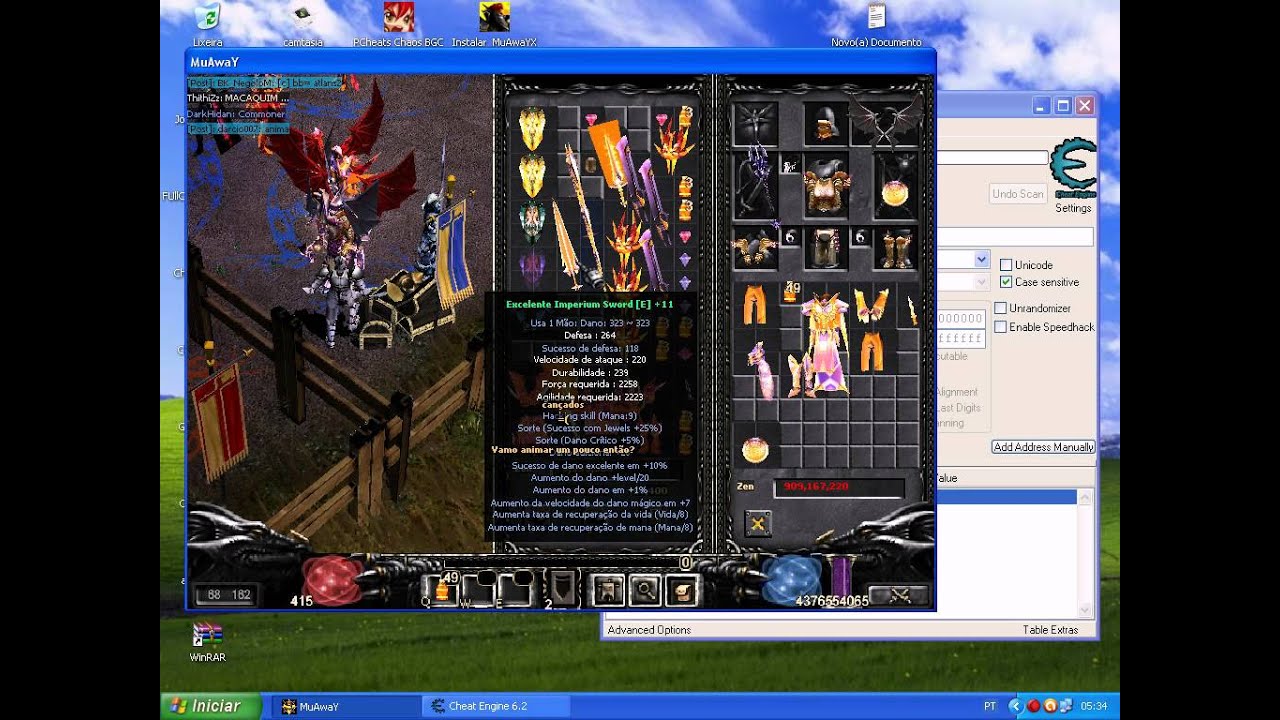 Muaway trade hack com Cheat engine 6.2