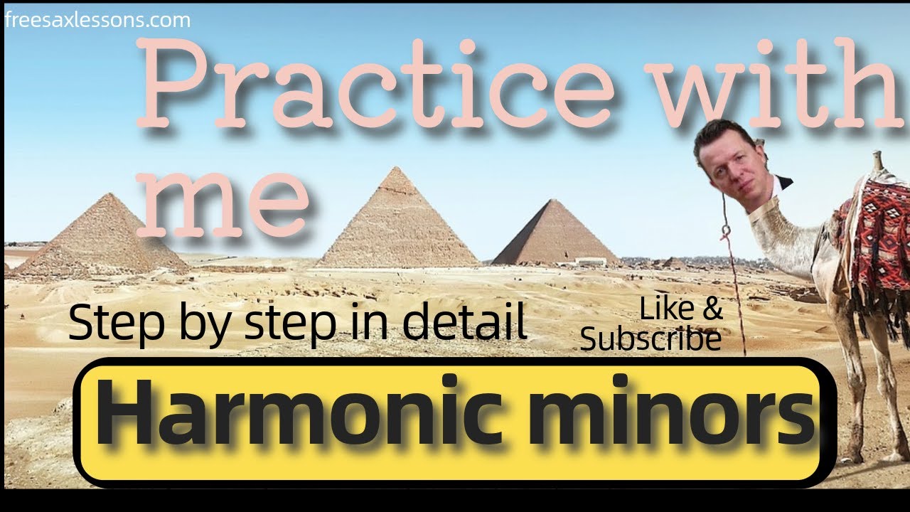 Harmonic Minor Scales for Saxophone 🎵 | Practice With Me (Alto & Tenor)