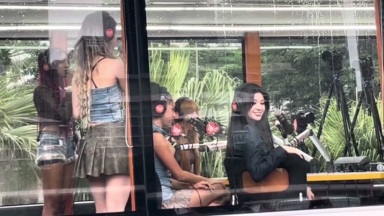 KATSEYE in Wish 107.5 Bus