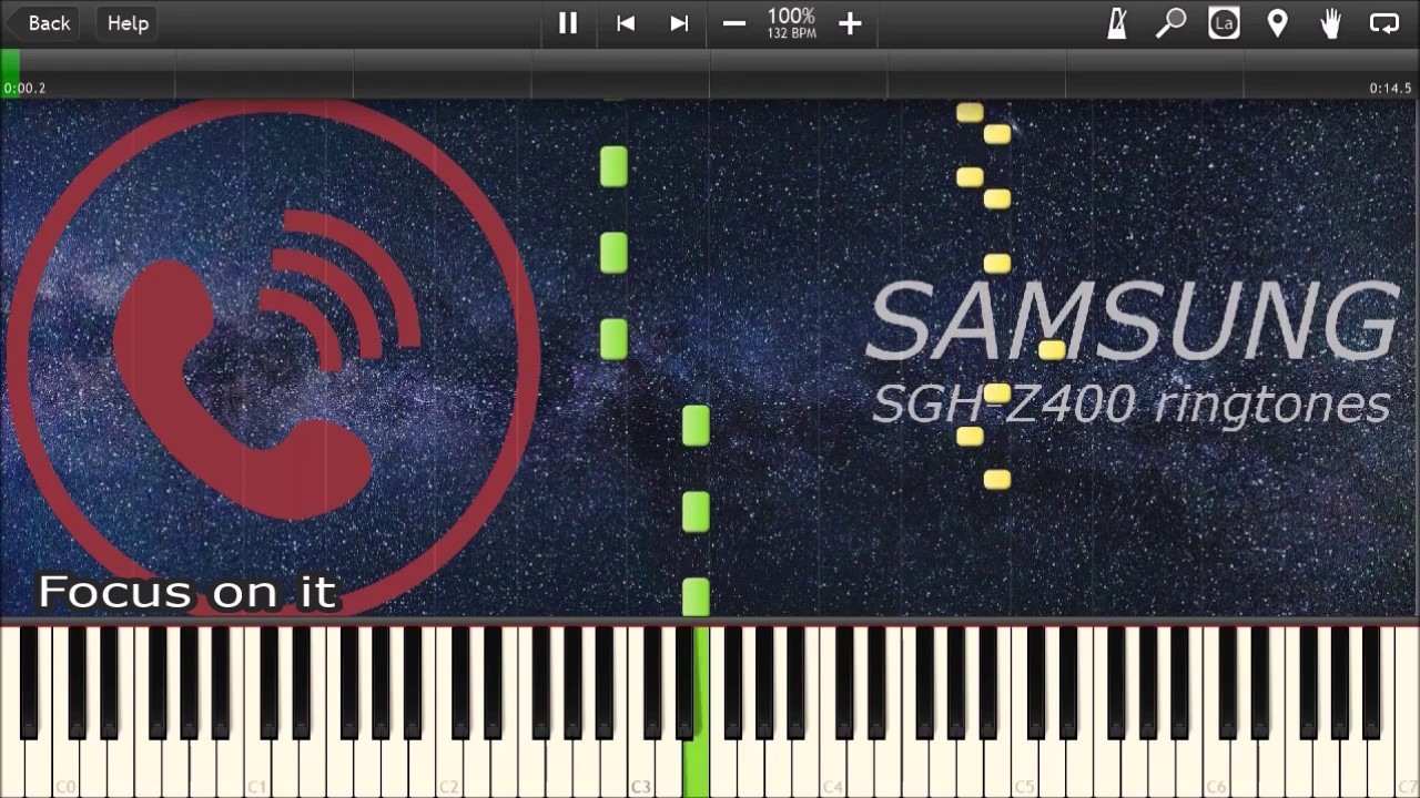 SAMSUNG SGH-Z400 RINGTONES IN SYNTHESIA