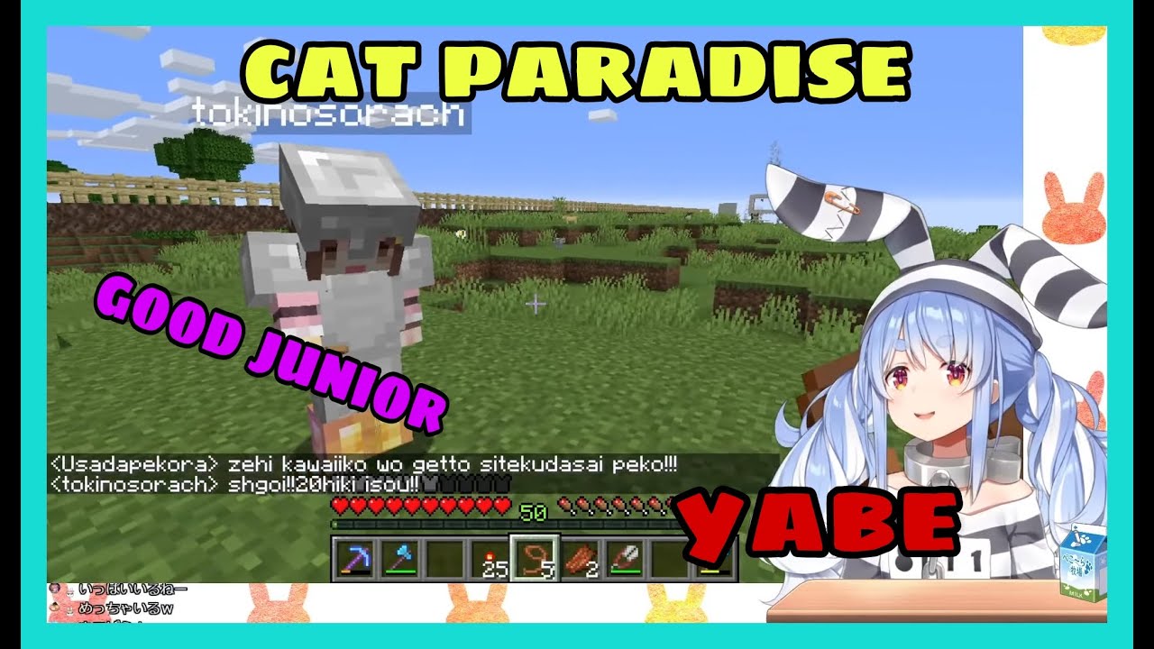 Pekora Take Sora Away From The Danger Of Pekoland | Minecraft [Hololive/Eng Sub]